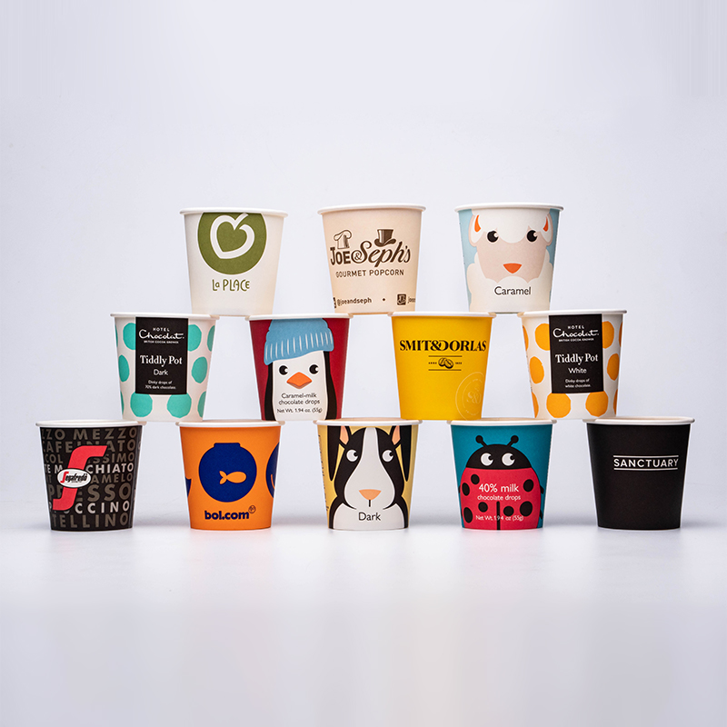 Copo de papel de parede única